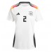 Maillot de foot Allemagne Antonio Rudiger #2 Domicile vêtements Europe 2024 Manches Courtes